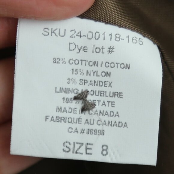 VINTAGE Optionelle Floral Embroidered Brown Long Button Down Trench Coat - Picture 5 of 8